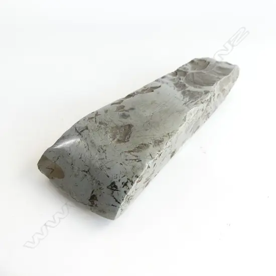 A large Māori pre-European stone toki,